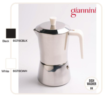 Giannini - 6 cups Coffee maker - induction new version